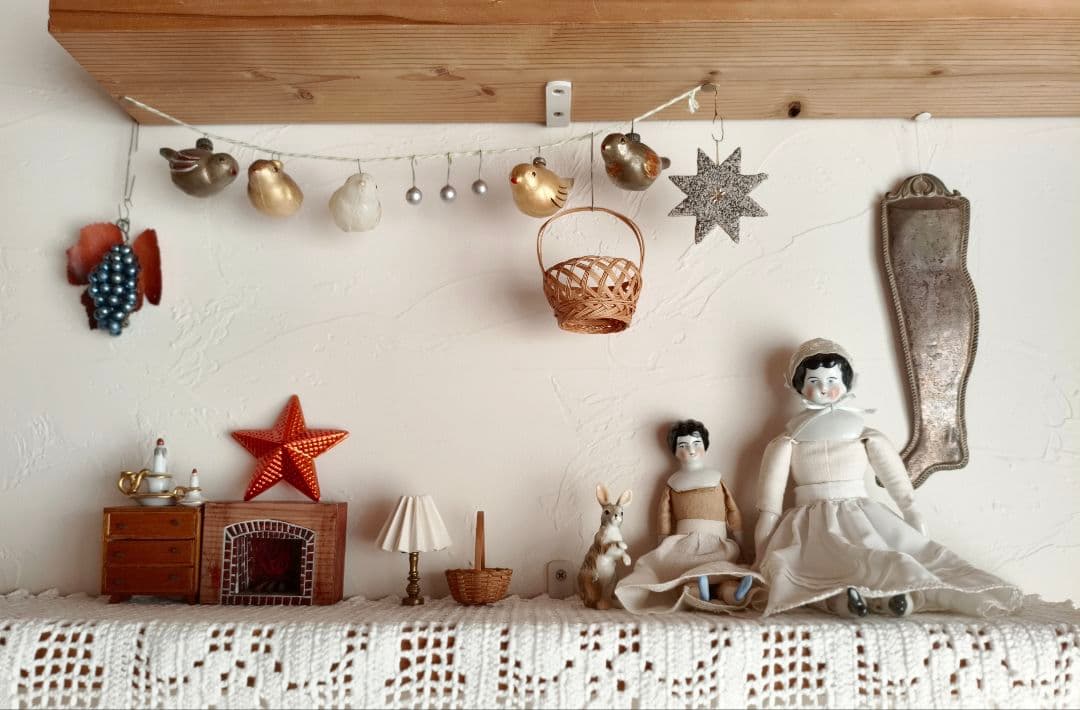 【mkuさま】 small basket ❀ 飴色のステキな バスケット