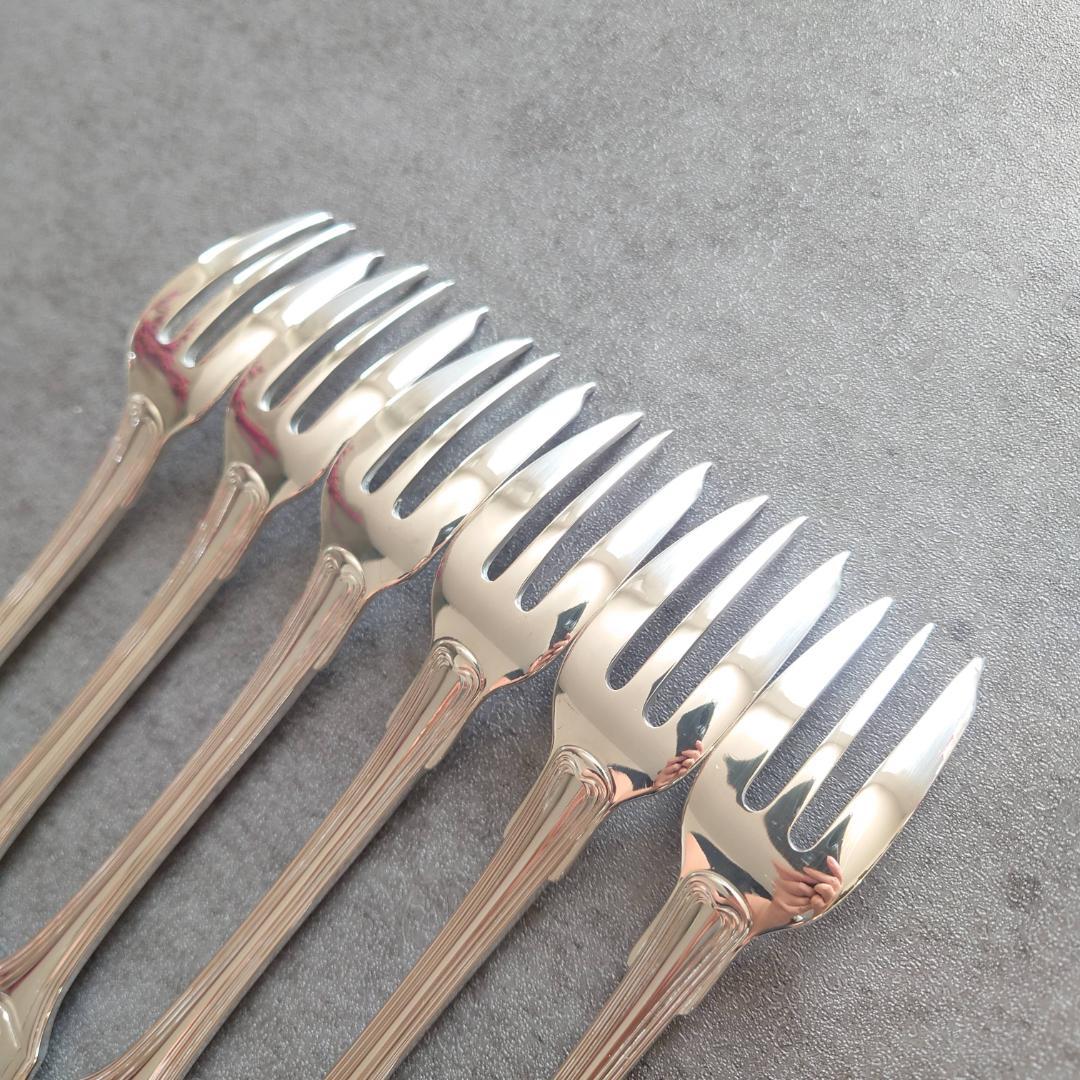 希少 極美品 クリストフル ポートロイヤル ケーキフォーク 6点