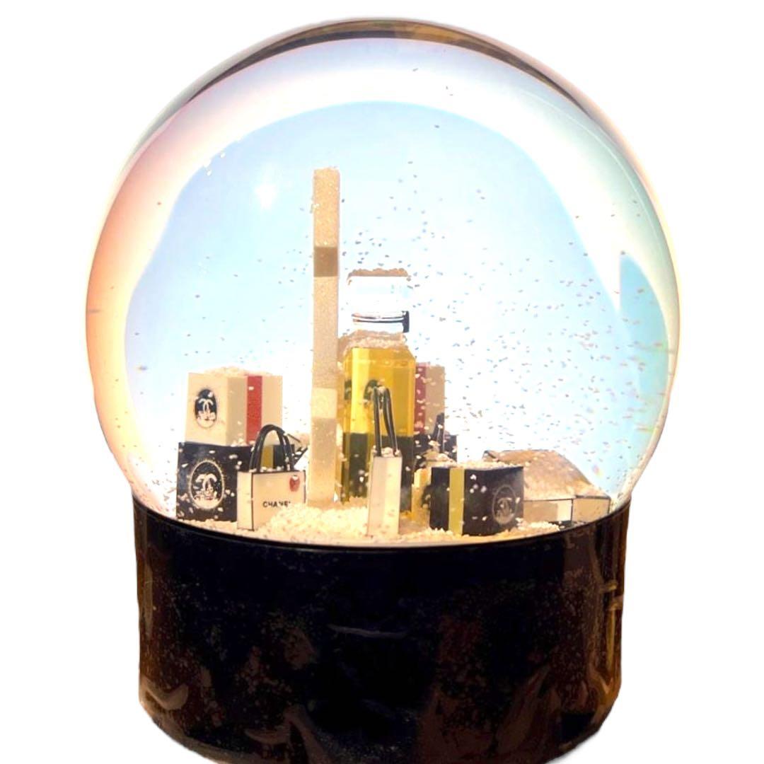 【新品未開封】 CHANEL N°5 黒 スノードーム 特大サイズ 電動式 ②