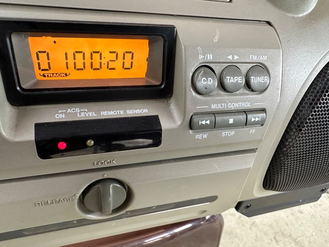 JVC ドラムカン　ラジカセ