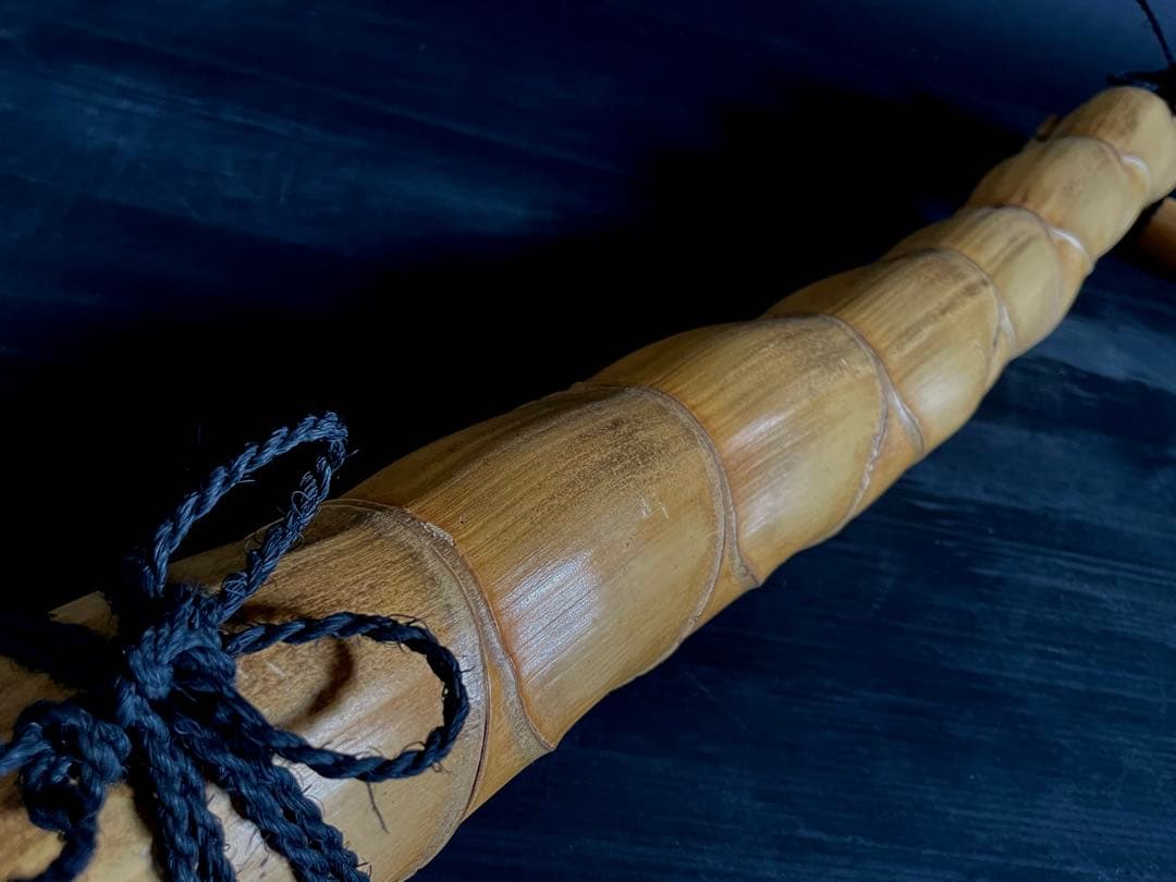 「母」 亀甲竹 結界 竹 紙箱 茶道具 風炉先 煎茶 （Ｂ）