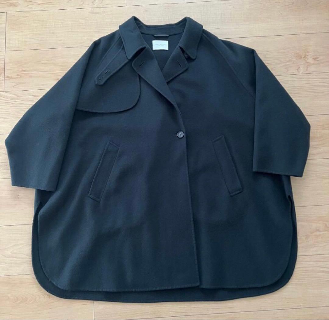 Beauty & Youth リバー ポンチョ コート Dark Green M