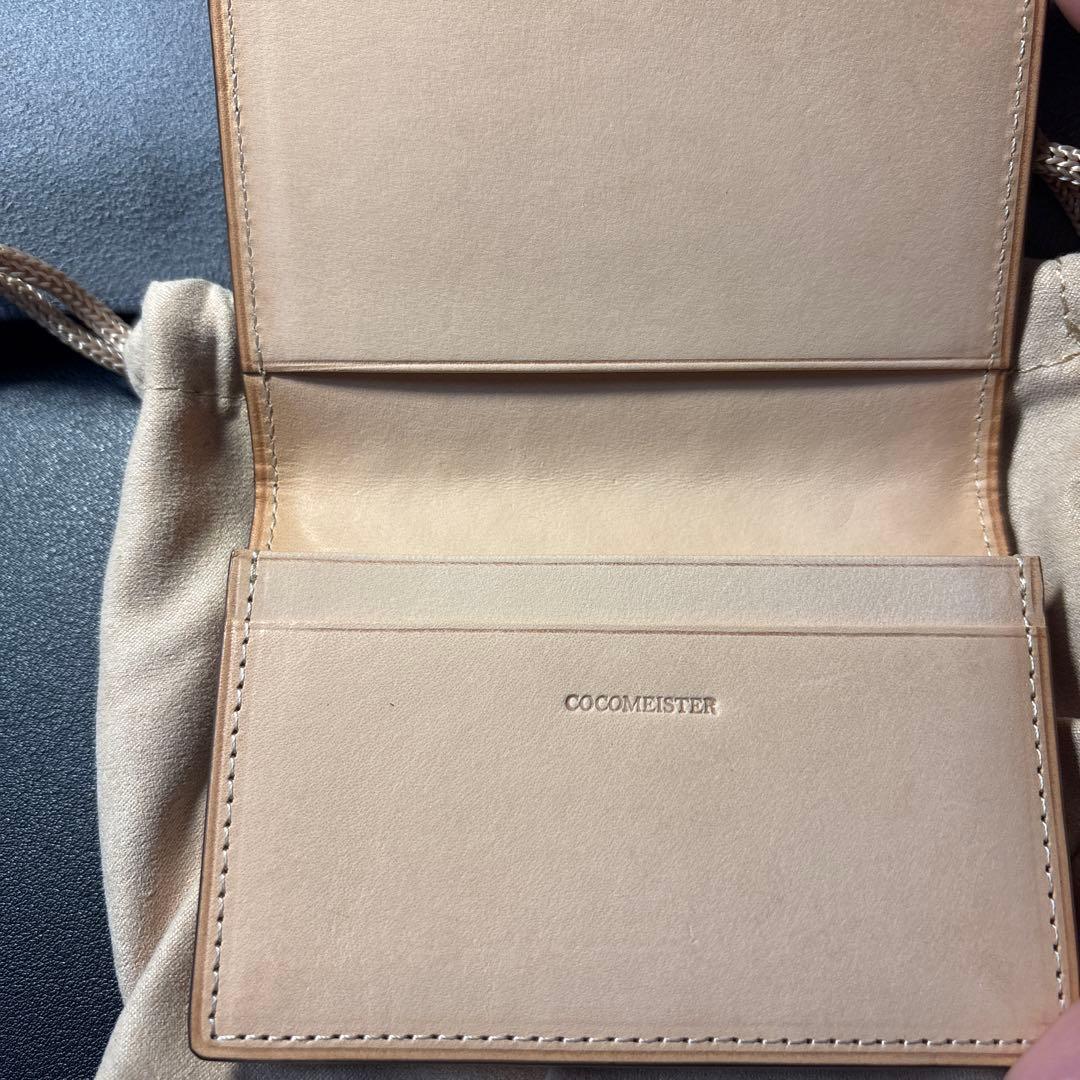 たっくんさん　COCOMIISTER ブラウン名刺入れ