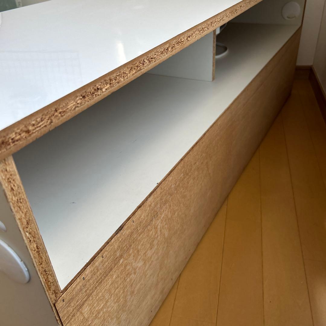 Pamouna テレビボード 120cm幅　パールホワイト