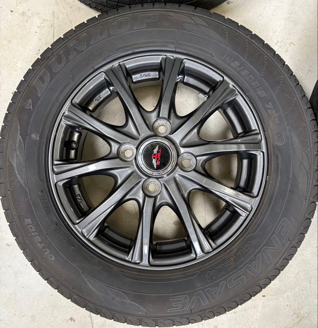 145/80R13 アルミホイール付き夏タイヤセット①