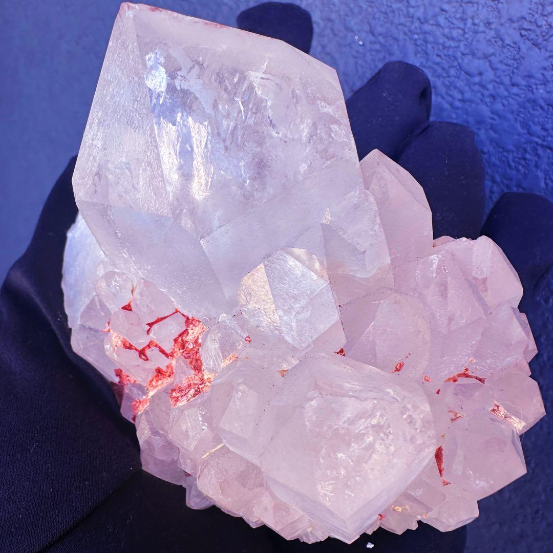 爆アレ❗️可愛いピンク♡超綺麗マダガスカル産パイナップルピンククラスターA1514