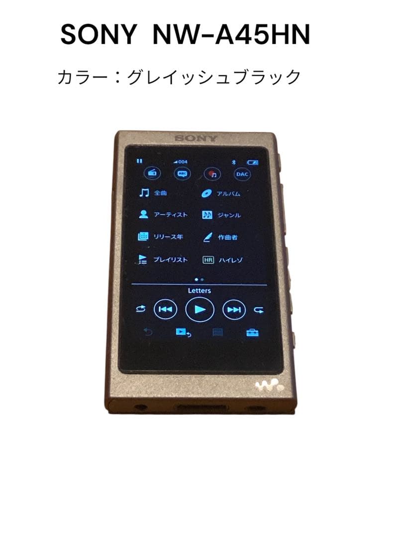 SONY ウォークマン NW-A45HN グレイッシュブラック 本体