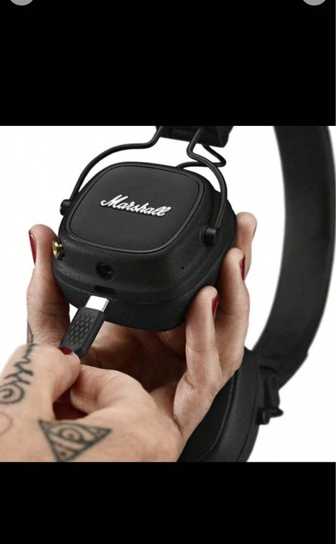 新品 Marshall IV ワイヤレスヘッドホン ブラック