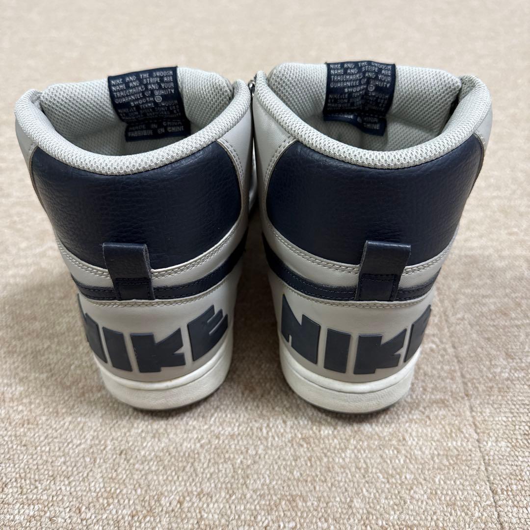 NIKE ダンクハイ グレー/ネイビー　26cm