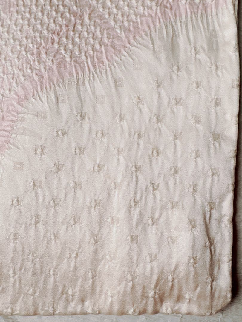 【訳あり特別価格】　正絹　訪問着　総絞り　四季華合わせ