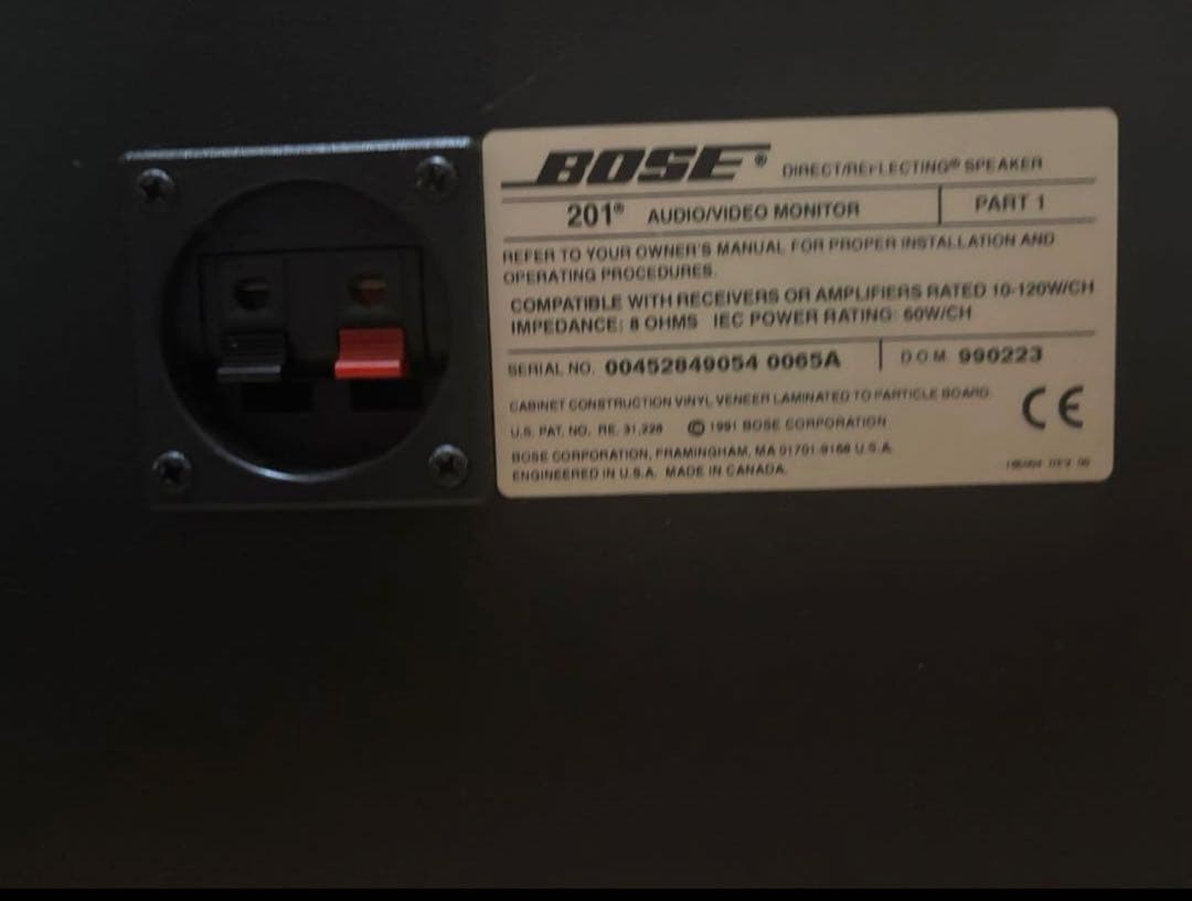 BOSE 201av monitor スピーカー