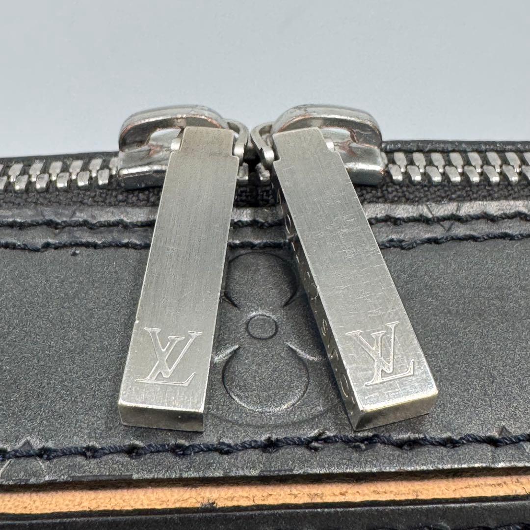 ルイヴィトン モノグラム マット マルデン レザー ビジネスバッグ ノワール 黒