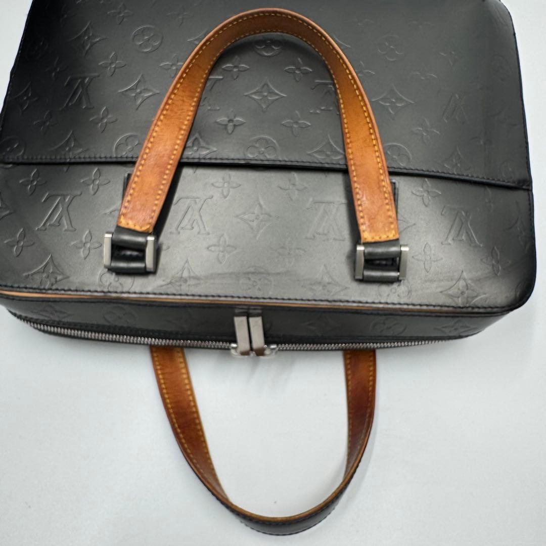 ルイヴィトン モノグラム マット マルデン レザー ビジネスバッグ ノワール 黒