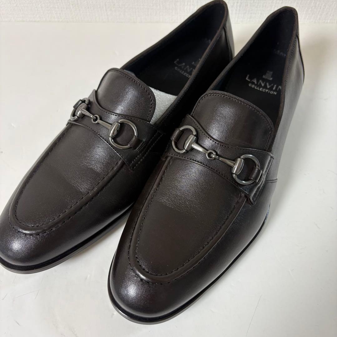 LANVIN Collection ビットローファー　ダークブラウン　メンズ