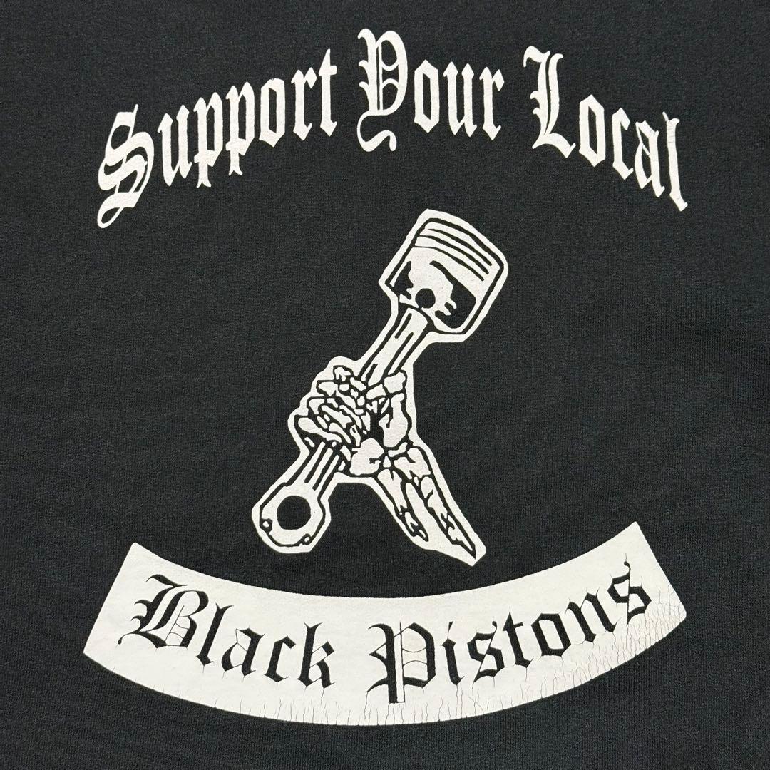 00's The Black Pistons Motorcycle スウェット