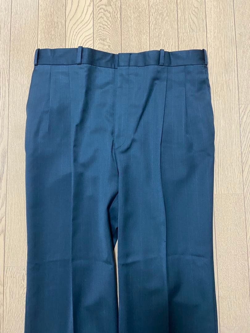 【稀少】スーツ　セットアップ　古着ビンテージ　ダークグリーン　ジャケット　式