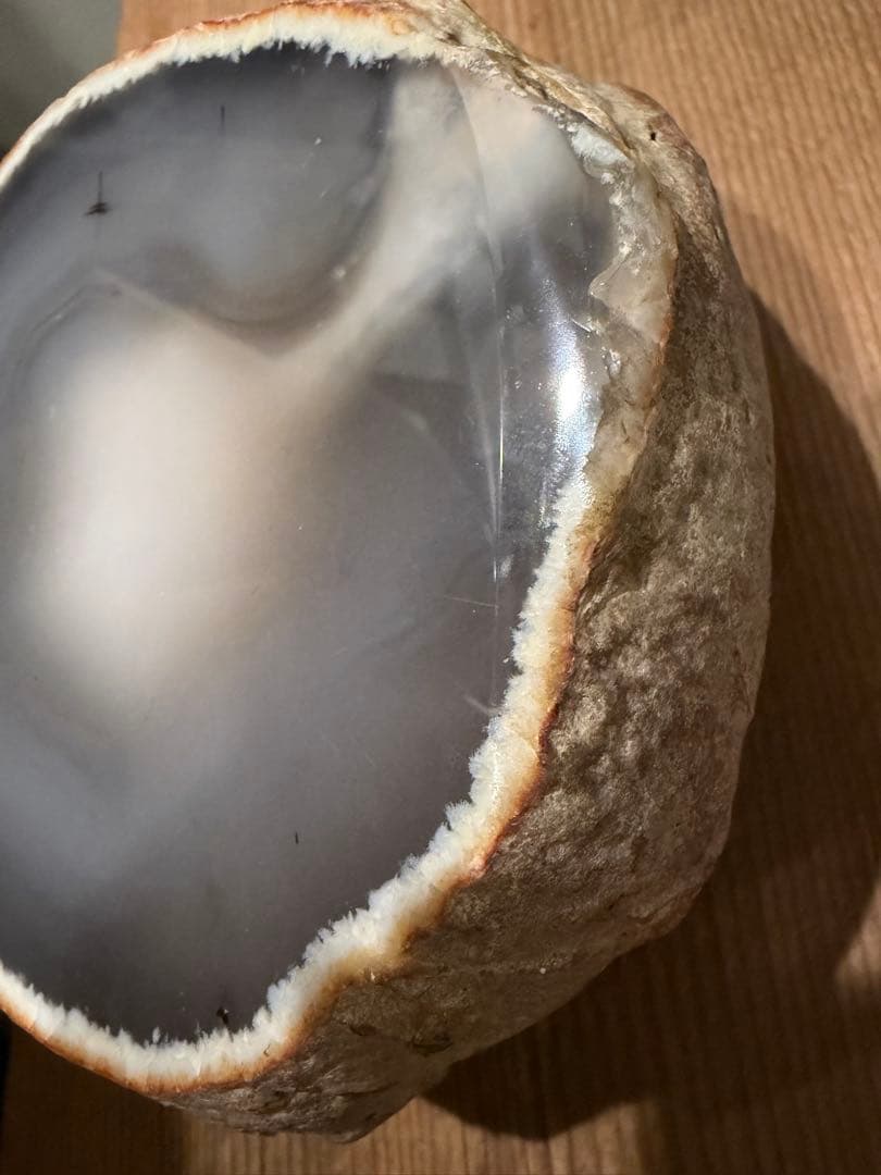 新品天然グレーアゲート瑪瑙　パワーストーン　ディスプレイ　ヒーリング　浄化　風水