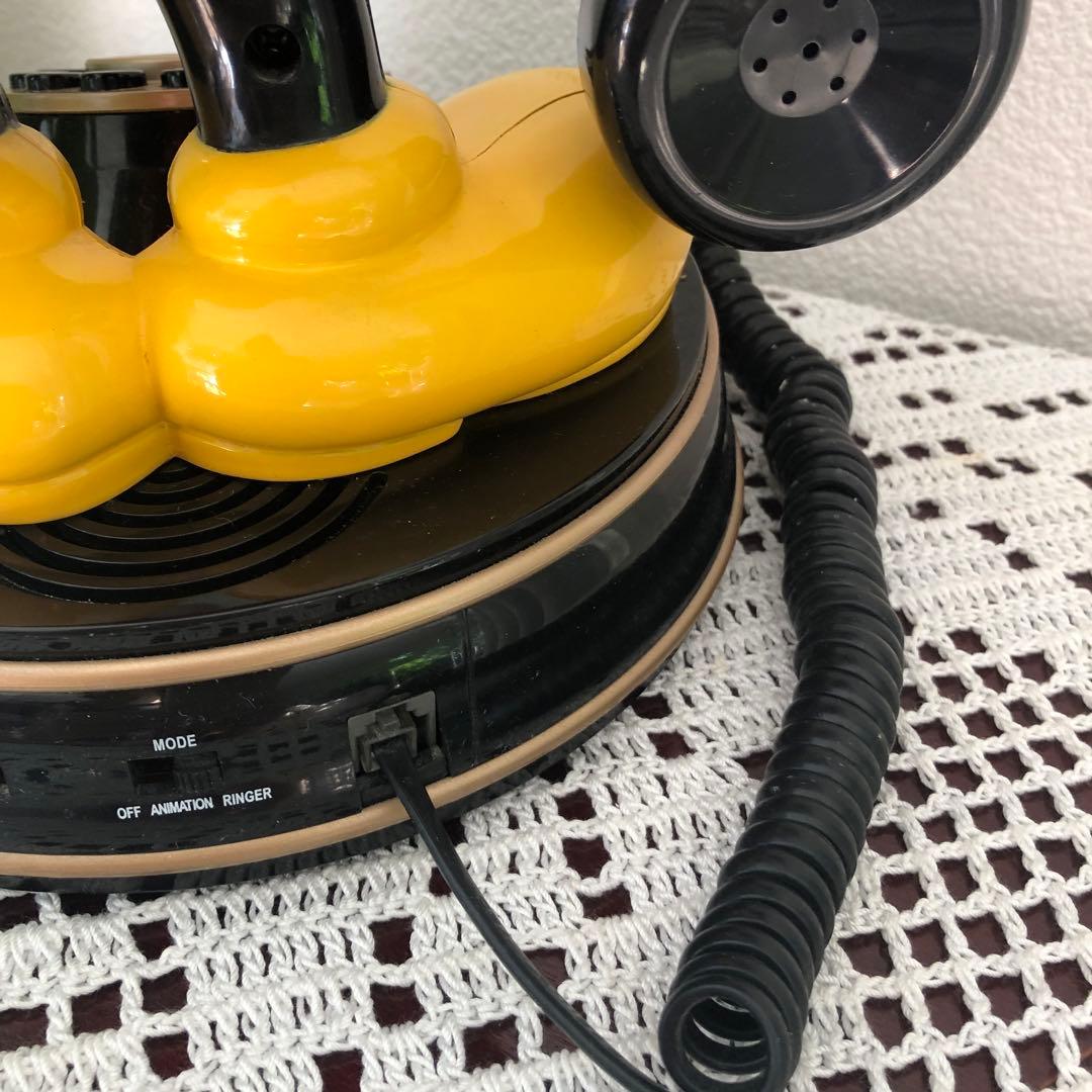 ミッキーマウス電話機　アンティーク