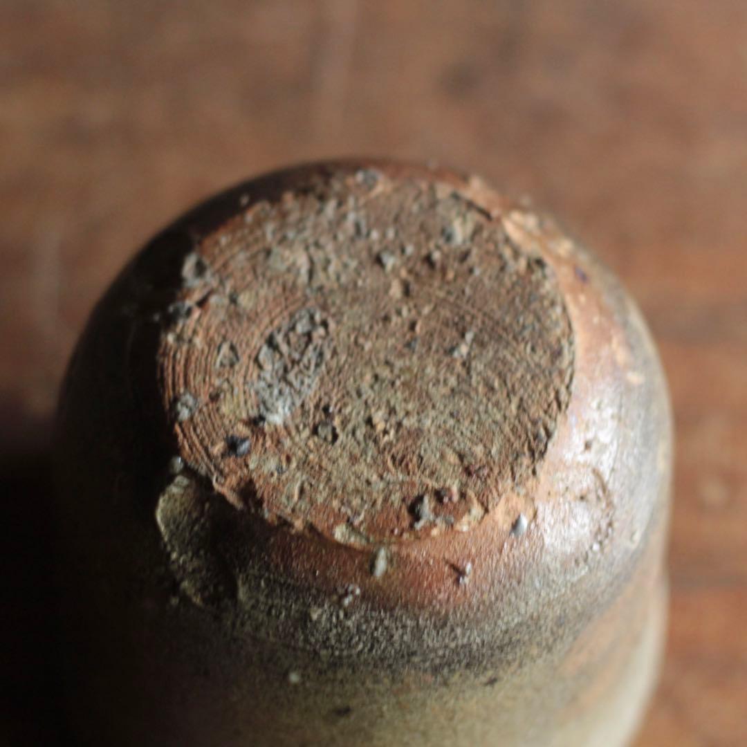 信楽 筒茶碗 古美術 古道具 アンティーク 信楽焼 直しあり