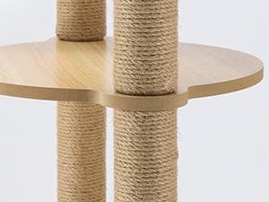 マット付 天空のキャットタワー 木製 宇宙船　展望台　多頭飼い 大型 168cm