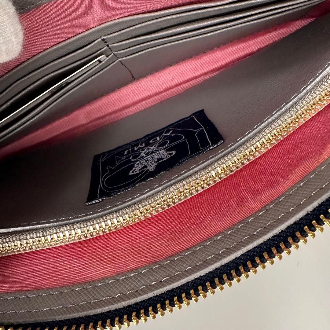 希少【未使用】ADMJ 牛革 アールデコ ポーチウォレット レア