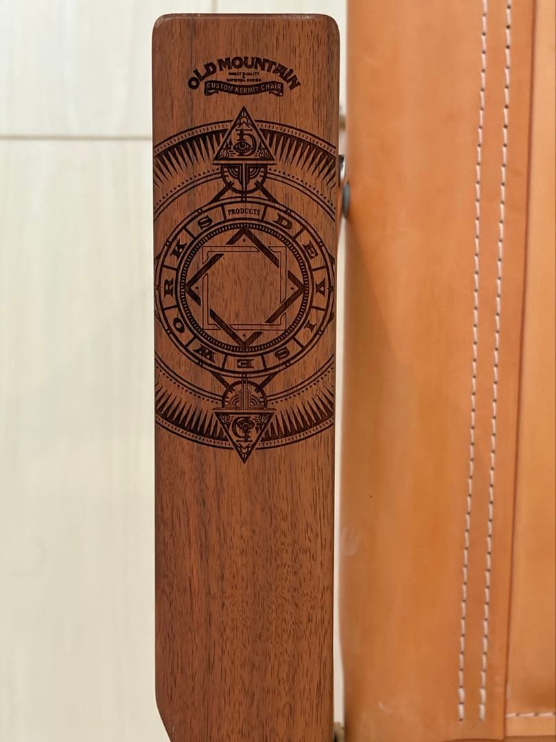 カーミットチェア　ウォールナット　ピノワークスレザー　フルカスタム