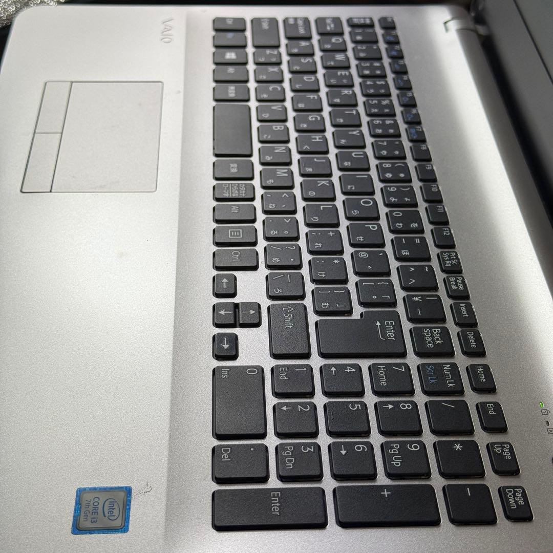 ★シルバー★VAIO 大画面15.5型ワイド Office2024付 DVD