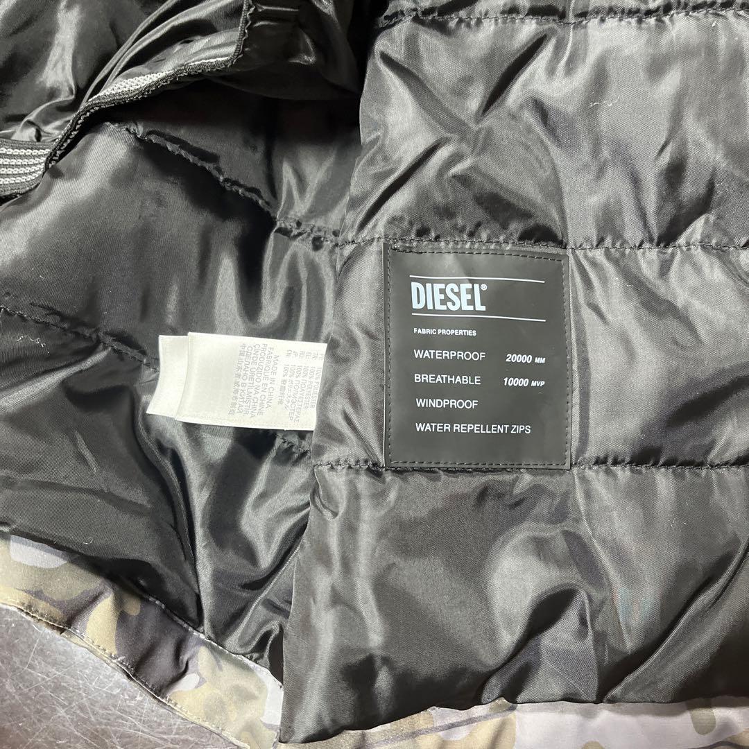 DIESEL 迷彩柄ウィンタージャケット
