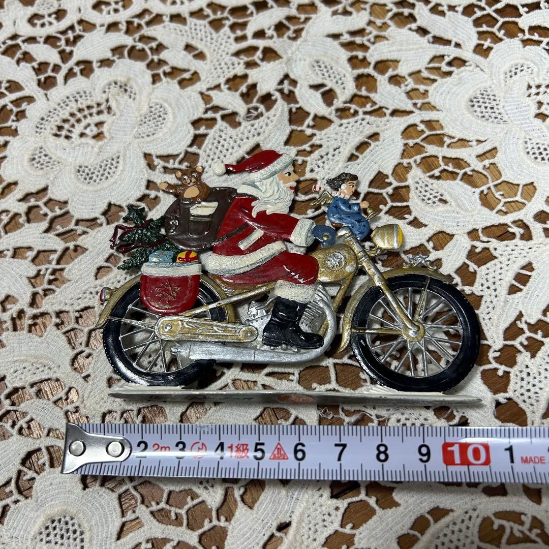 ドイツ　ウィルヘルム　シュヴァイツァー サンタクロース　サンタ　置物　錫