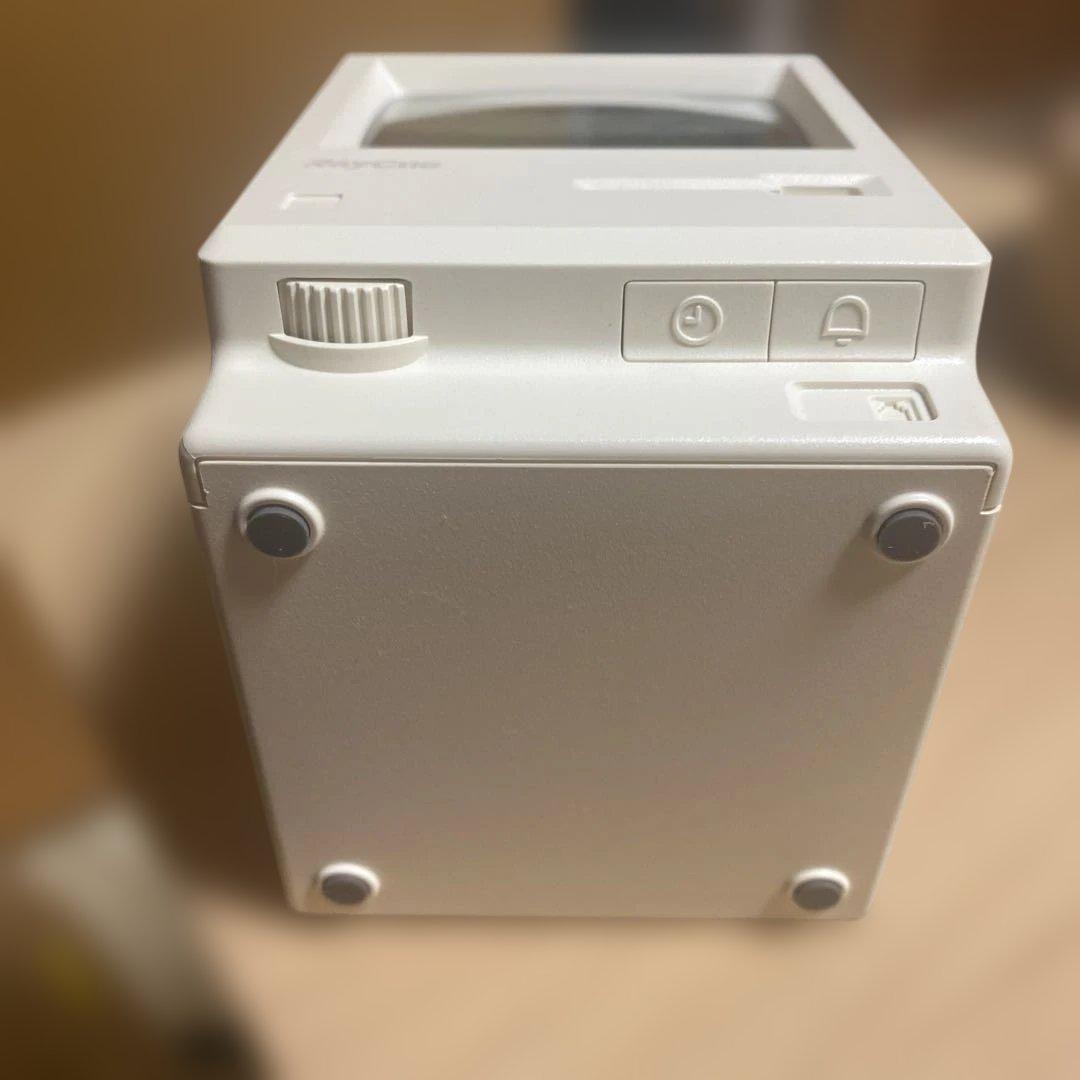 1984レトロデザイン デジタル時計　ダイヤル式調光　多機能アラーム　温度表示