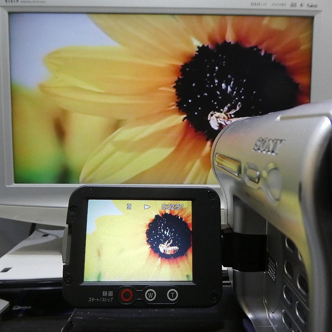動作良好ソニー CCD-TRV126VideoHi8ビデオカメラ DVD化に最適