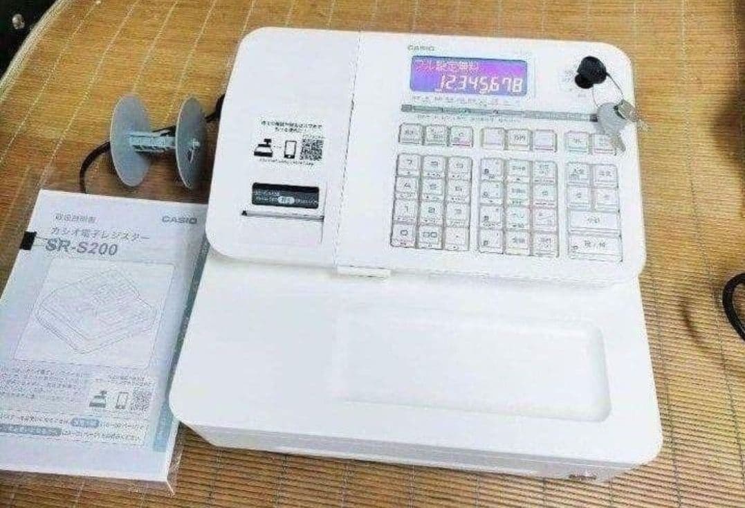 カシオレジスター　SR-S200　最新機種　スマホで設定売上管理　830083