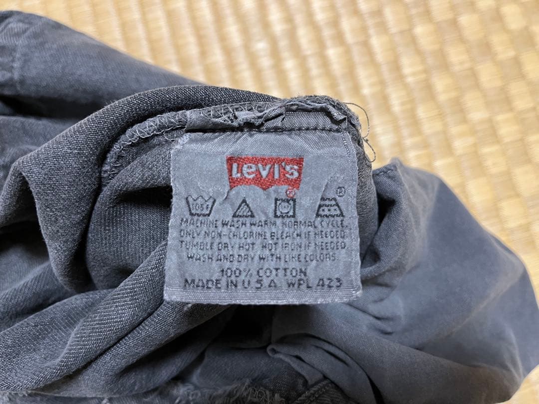 Levi's 501 ブラックデニム W33 L30 90年代USA製 後染め