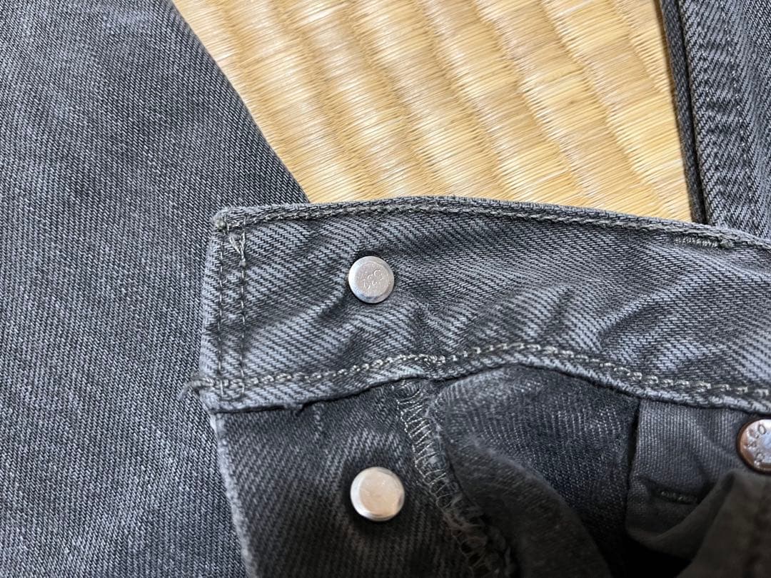 Levi's 501 ブラックデニム W33 L30 90年代USA製 後染め