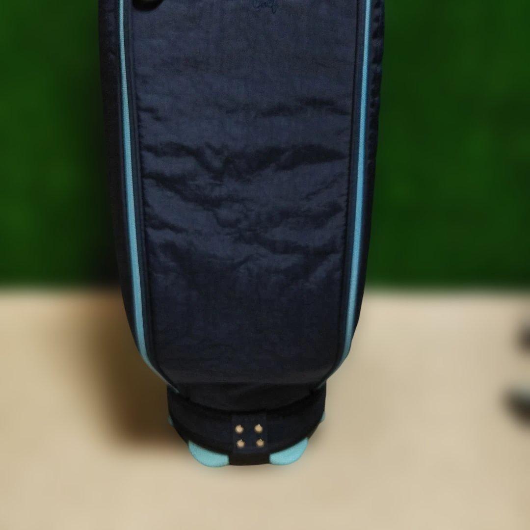 未使用 TRANS CONTINENTS GOLF キャディバッグ ネイビー