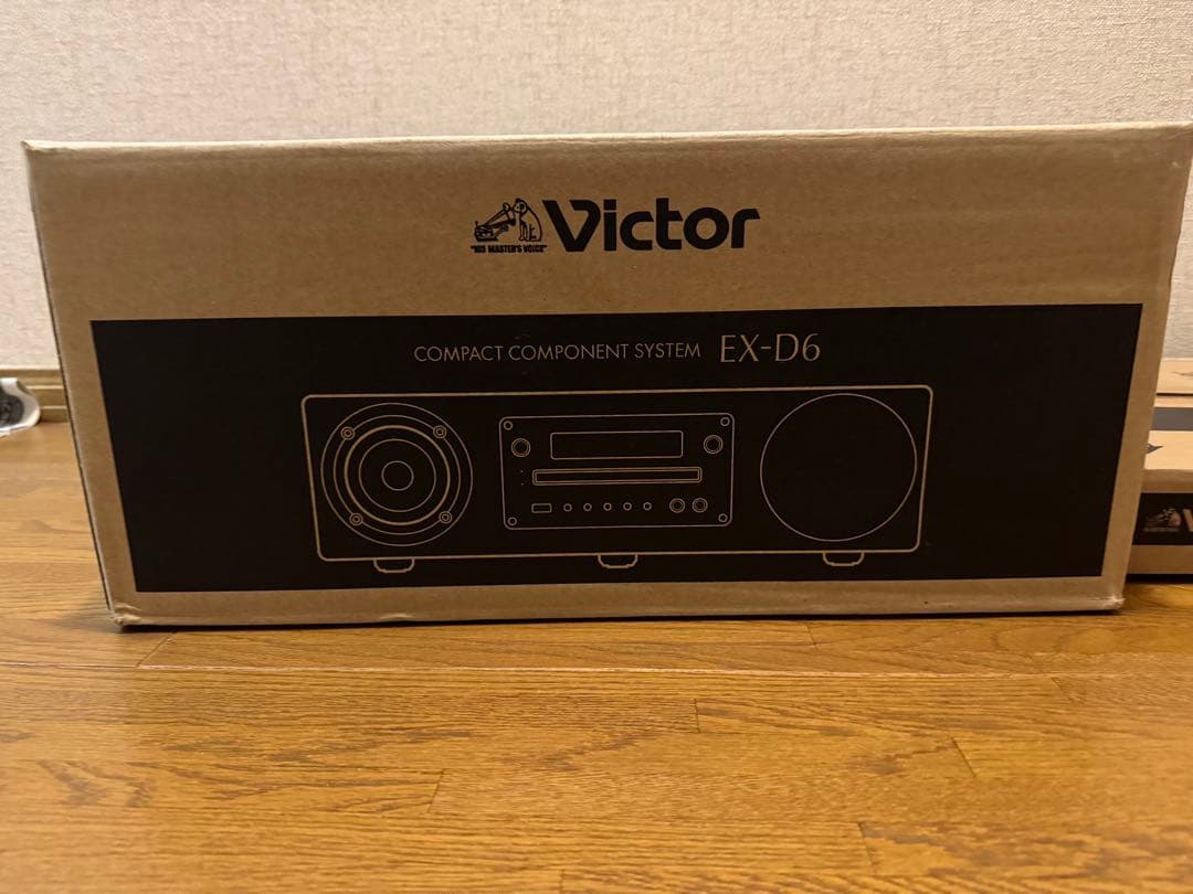 Victor ミニコンポ ウッド調デザイン EX-D6 LK-EX10セット