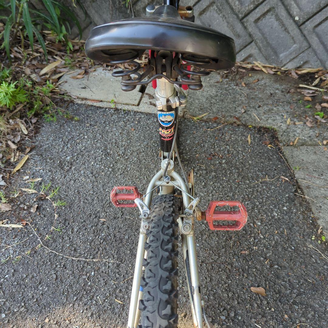 マウンテンバイク　HOTSQUALL 26インチ　ショック付き　鉄フレーム現状車