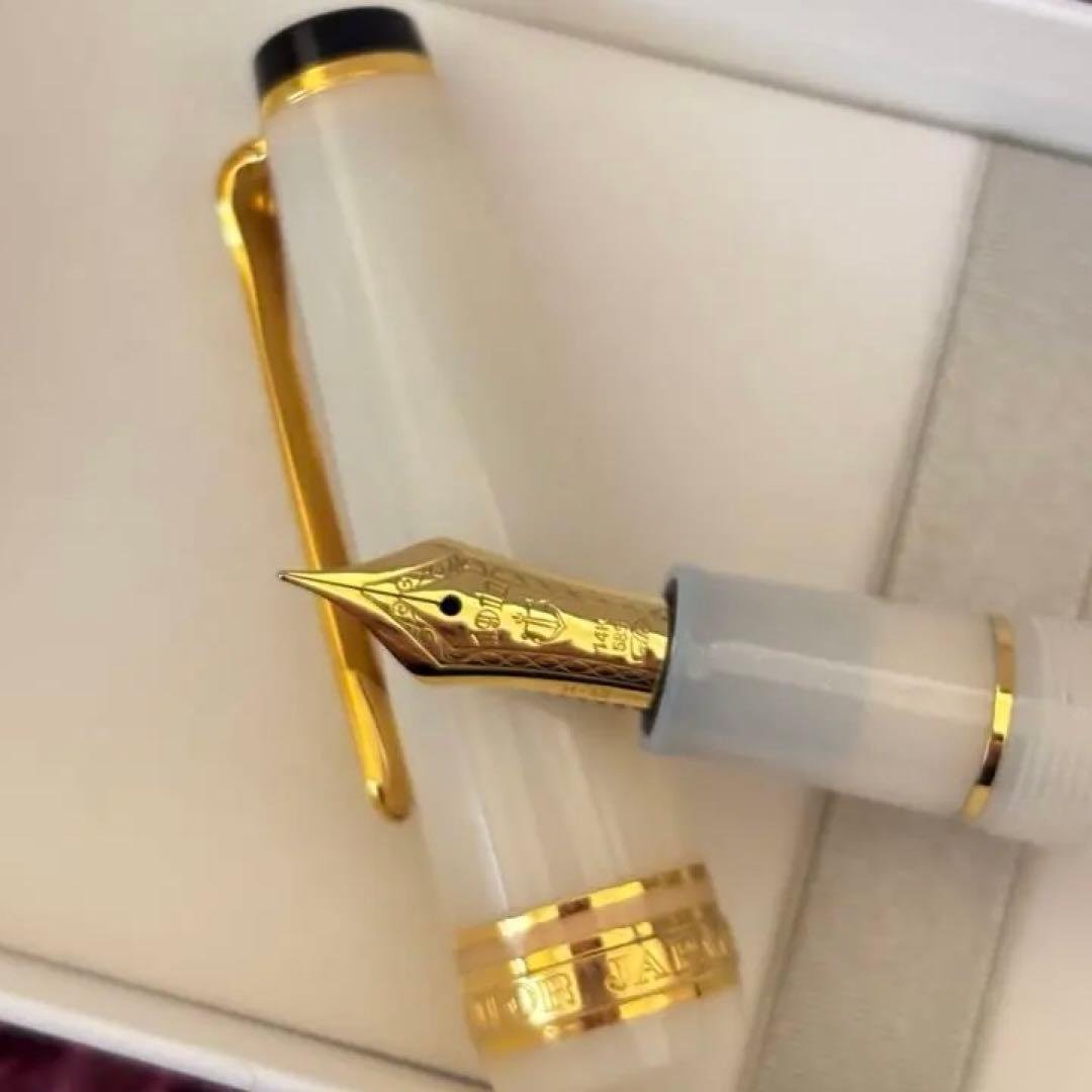 セーラー日本製　四季織　名月　旧ニブペン先1911刻印　14金　万年筆　箱付き