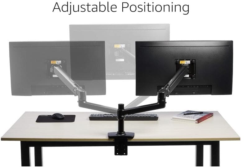 モニターアームamazonベーシック+プロテクター