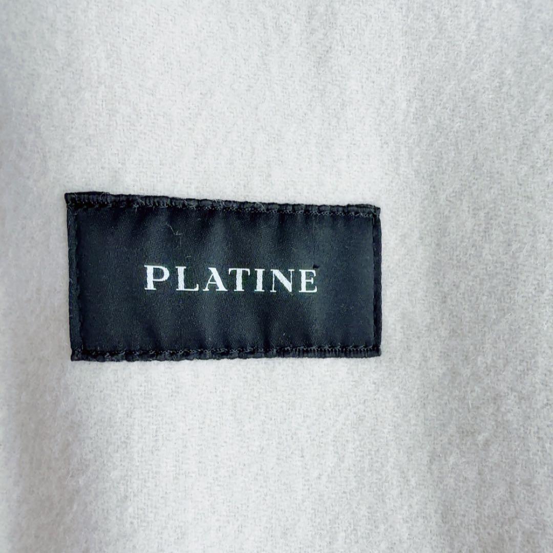 銀座マギー　platine　ウールフーデットコート　ダブルフェイス　リバー