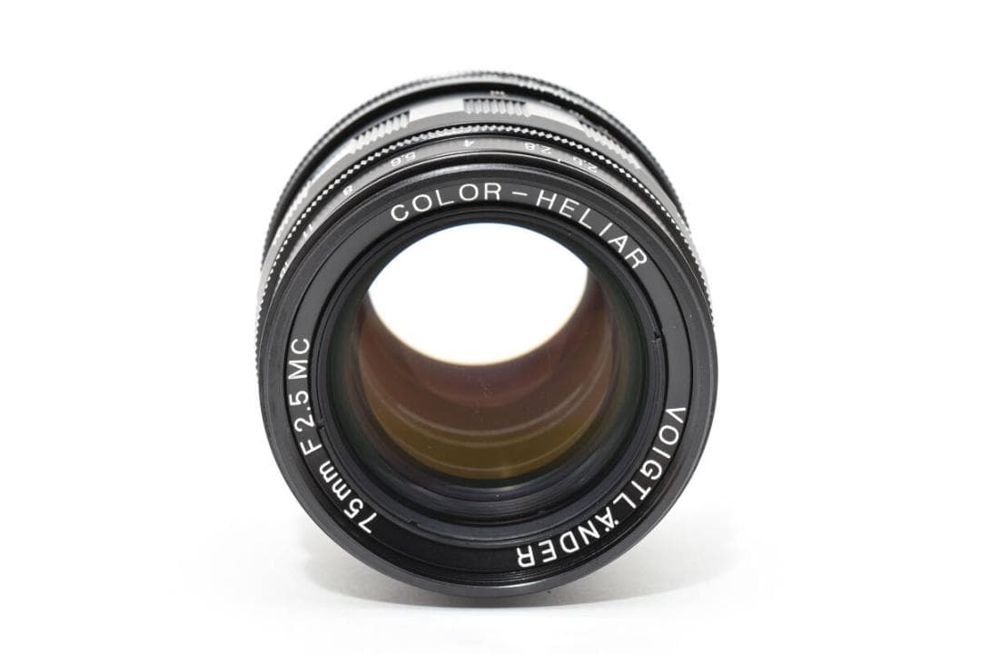★レア玉・外観美品Color Heliar 75 2.5 MC L Cosina