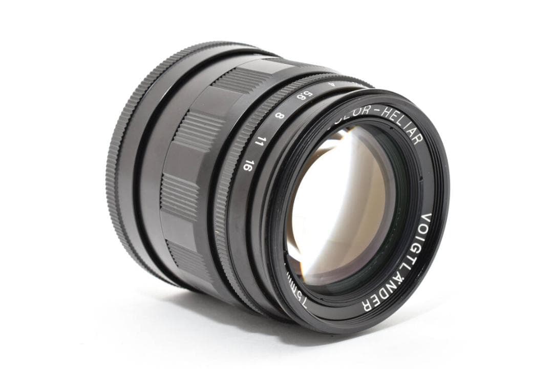 ★レア玉・外観美品Color Heliar 75 2.5 MC L Cosina