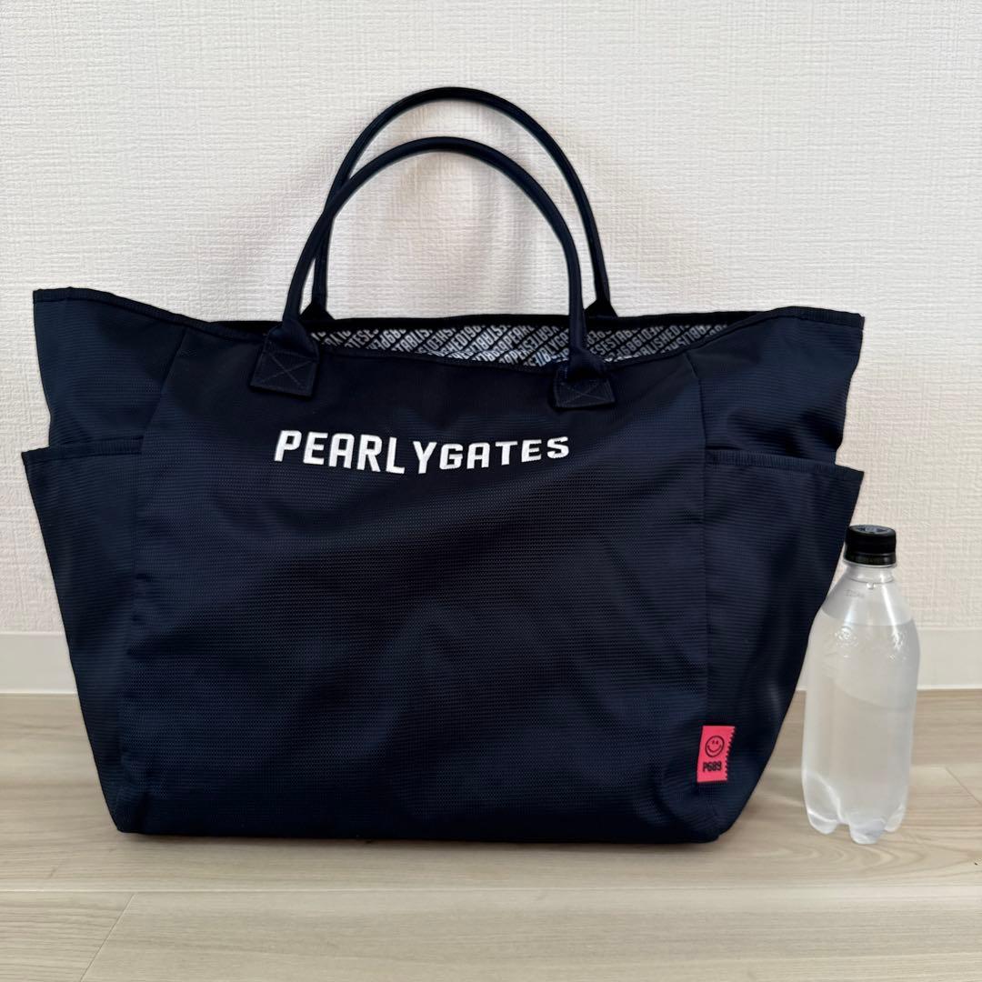 パーリーゲイツ　カートバッグ　トートバッグ　大型　紺　ネイビー　バック　特大