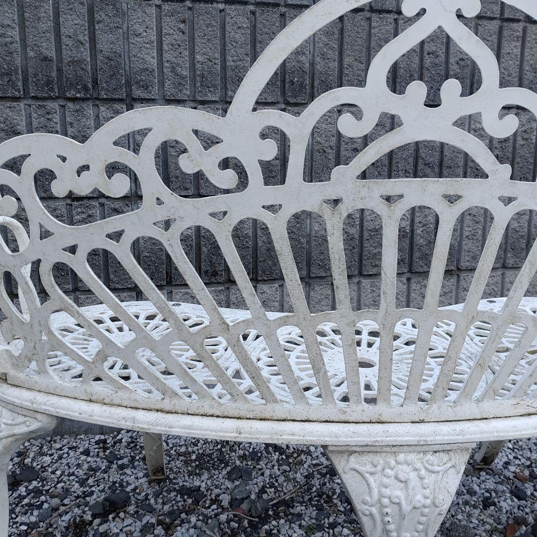 1/2　Garden Bench ガーデン ベンチ White ホワイト送料無料
