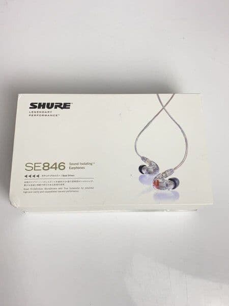 【美品】SHURE SE846-CL-A プロ愛用 高解像度イヤホン