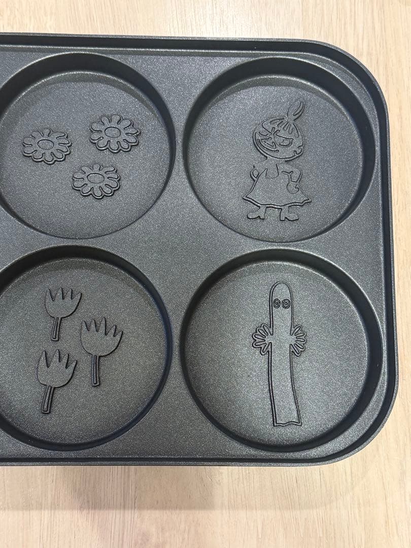 MOOMIN BRUNO ホットプレート ミントグリーン & ムーミン型プレート