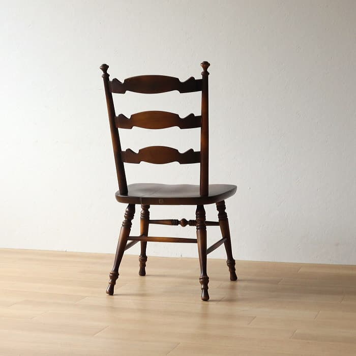 アンティーク 飛騨産業ウィンザーチェア ブナ材 キツツキ 無垢材②