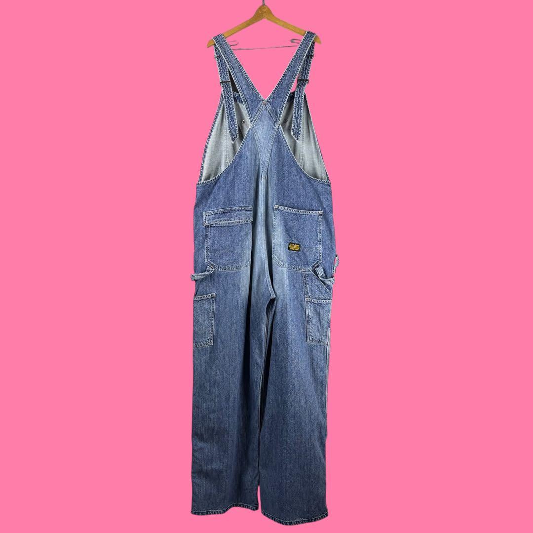 90s Polo Jeans Co Workwear デニムオーバーオール XL