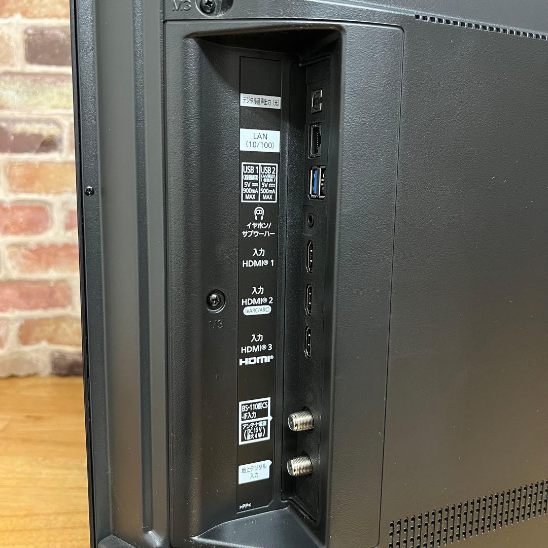 パナソニック 43V型 4K液晶テレビ VIERA TV-43W80A 25年製