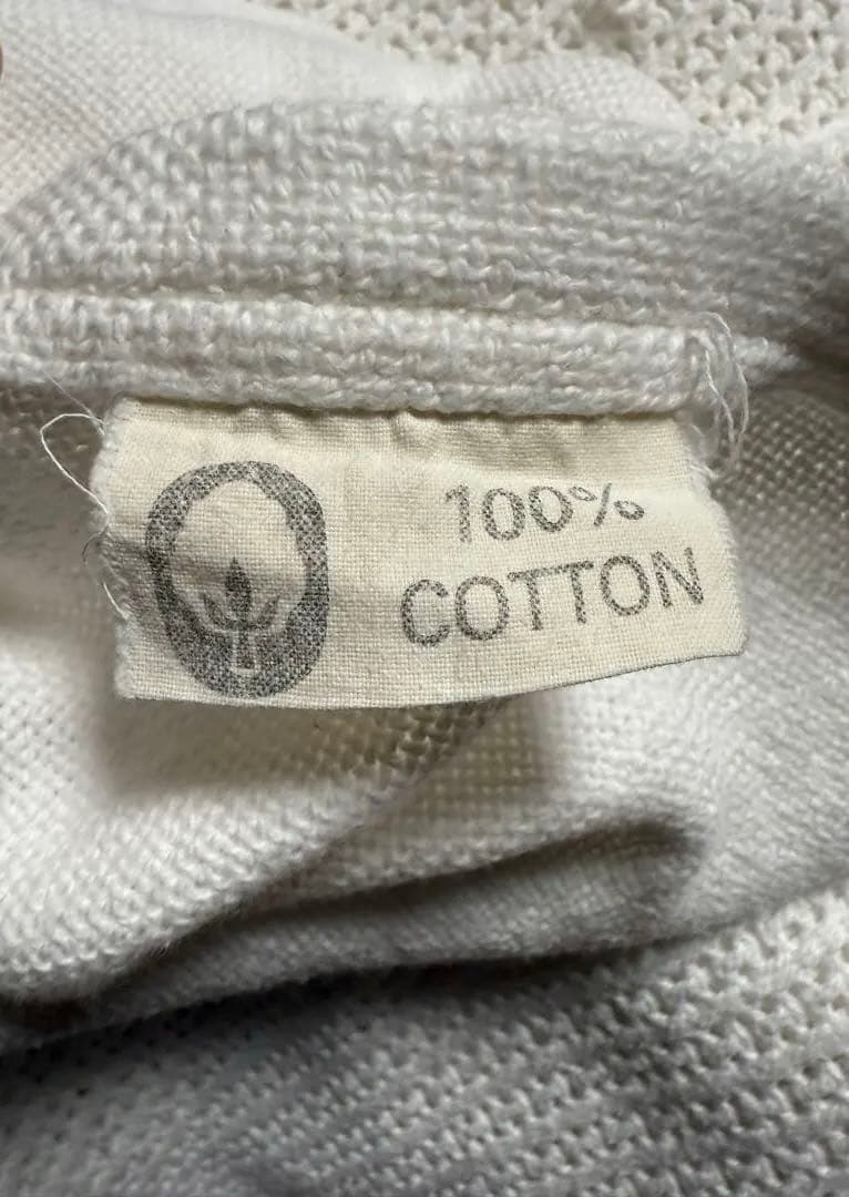 ホワイト 100%コットン メッシュ　ケット　大幅値下げ中です！